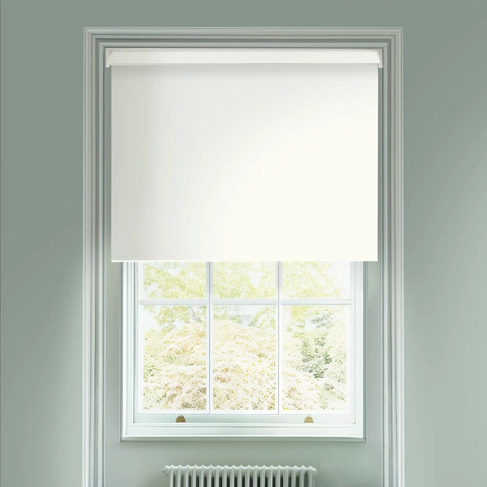 White Blackout Grip Fit Roller Blind